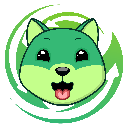 Green Shiba Inu (new) logo