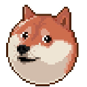 Pixel Doge logo