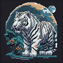 White Tiger Pixel logo