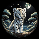 Baby White Tiger Moon logo