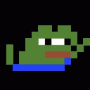 8 Bit Pepe logo
