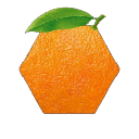 Hex Orange Address logo