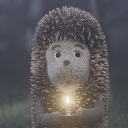 Hedgehog in the fog logo