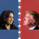 Harris V Trump logo