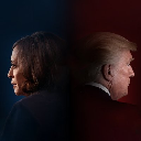 Trump or Kamala logo