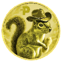 Peanut the Squirrel on Ethereum logo