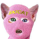 Ski Mask Cat logo