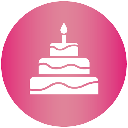 happy birthday coin logo