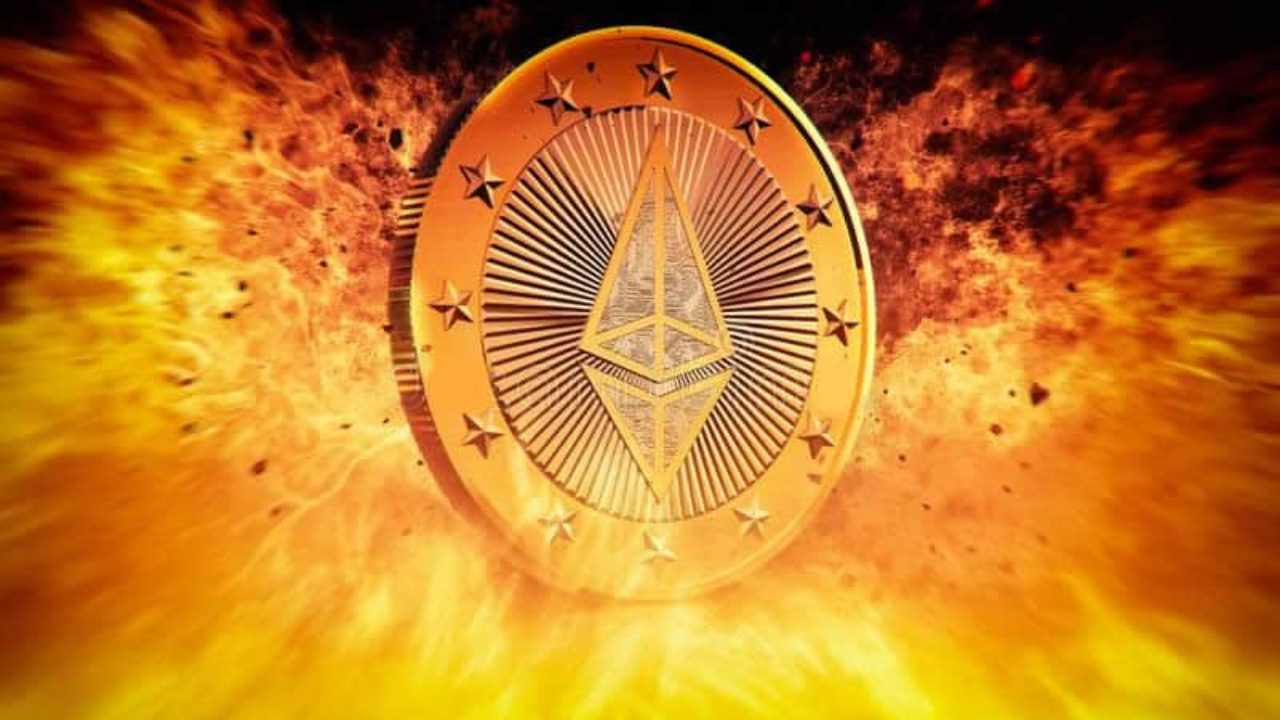 Ethereum blockchain gori! EIP-1559 spalio više od 200.000 Ethereuma